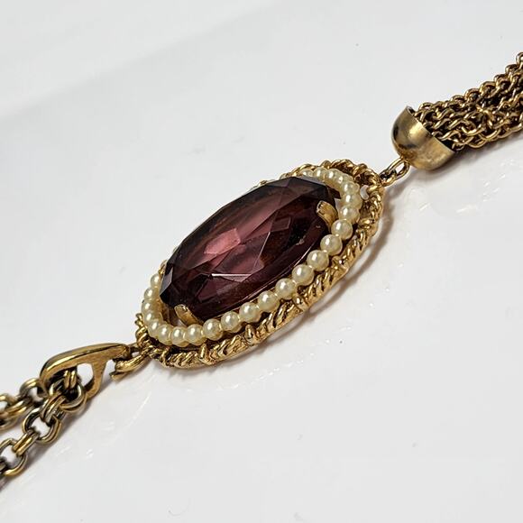 Vintage AVON Tassel Necklace - Picture 5 of 12